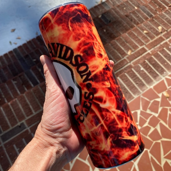 Skull Sublimated Tumbler - Picture 2 of 5